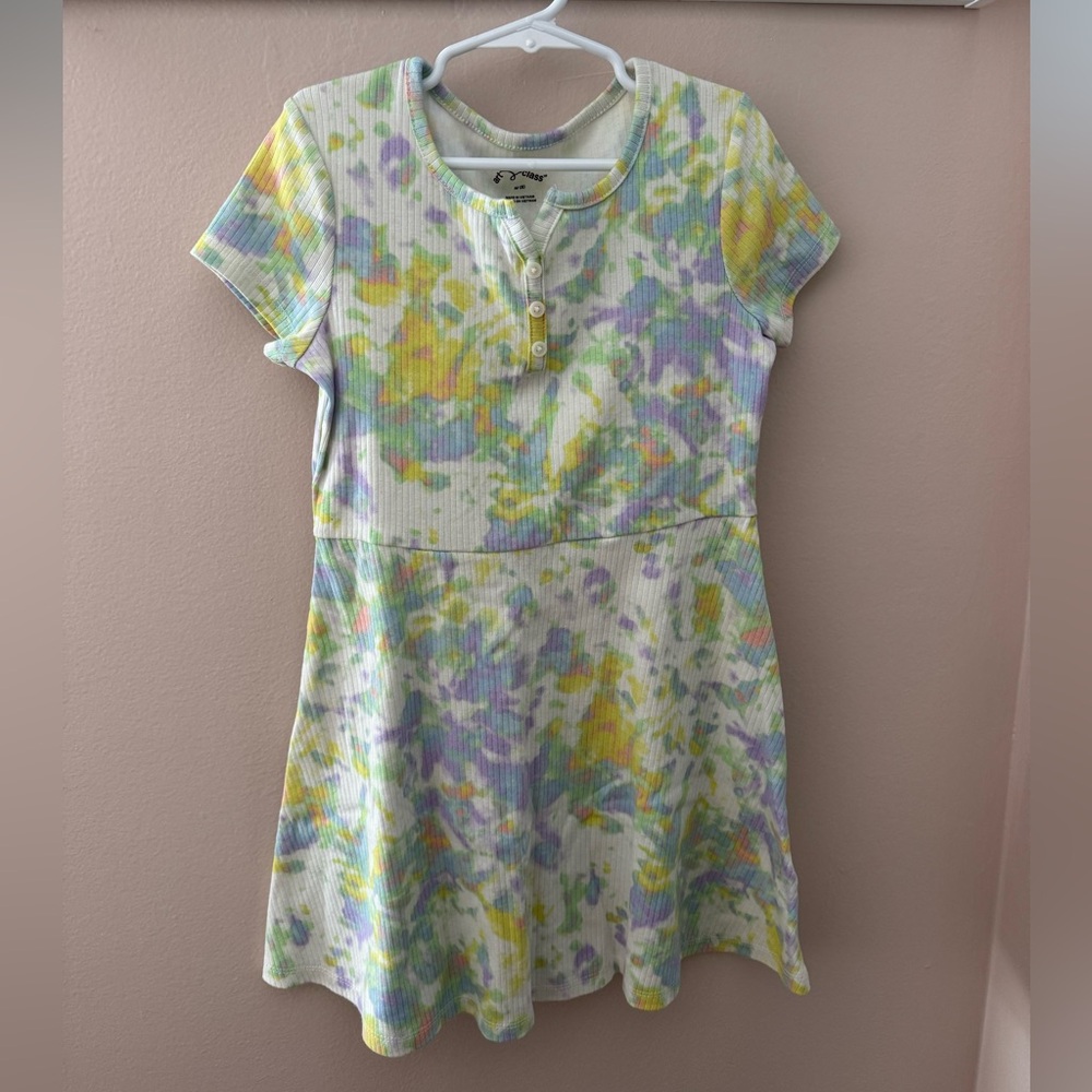 Girls size 8- Art Class Multicolor Tie-Dye Kids Dress